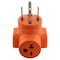 Ac Works Plug Adapter, 6-15/20R, 14-50P, 6-20P, 14-50P, 0 ft., Orange AD1450620 - alternate 7